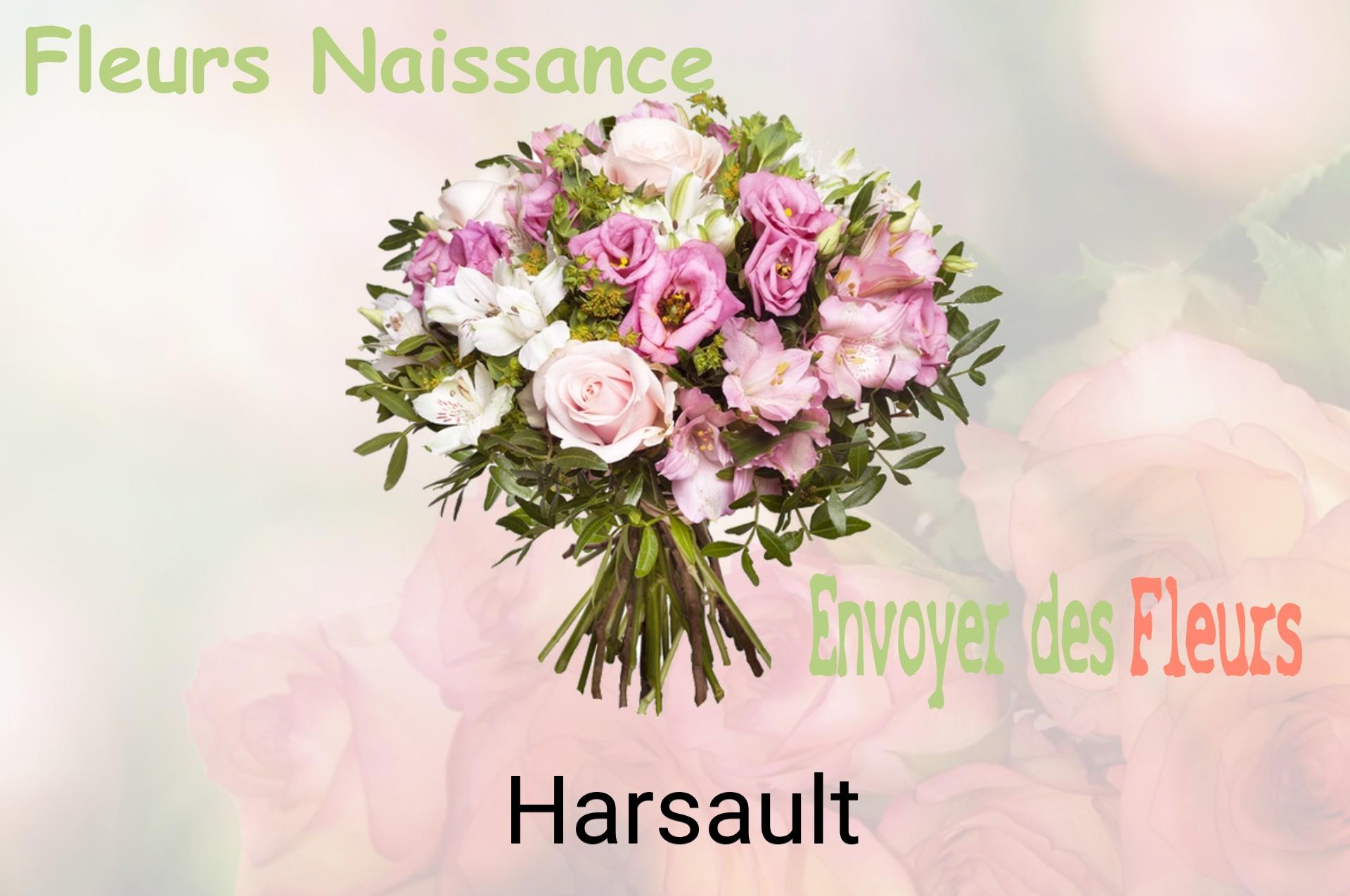 Bouquet de fleurs de naissance livré à Harsault